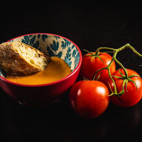 Sopa De Tomate y Zanahoria